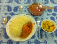 خورش مرغ و آلو