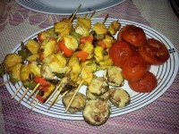 جوجه چوبی با قارچ شکم پر