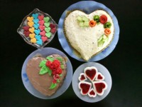 سالادالویه،قندرنگی،کیک وژله روزعشق من برای همسرم