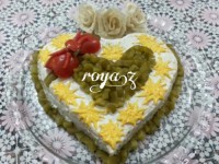 تزیین سالاد الویه