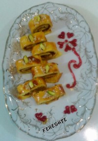 خاگینه رولتی مغزدار