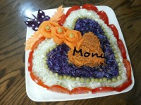 سالاد کلم و نخود فرنگی