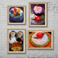 خورش قیمه وسالاد