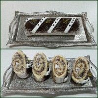 رولت خامه ای بدون فر