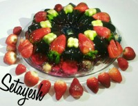 ژله باانواع میوه های زمستانی