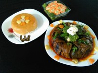 رولت گوشت و بادمجان