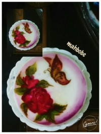 ژله تصویری پروانه و گل