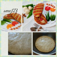 پیراشکی مرغ و قارچ ......