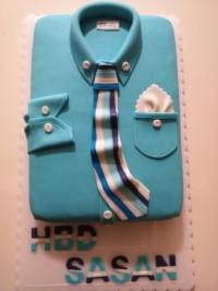 کیک فوندانت پیراهن