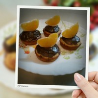 کاپ کیک پرتقالی با رویه مخصوص وانیلی