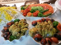 بال مرغ سرخ شده