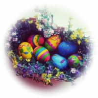 تخم مرغ رنگی با گواش