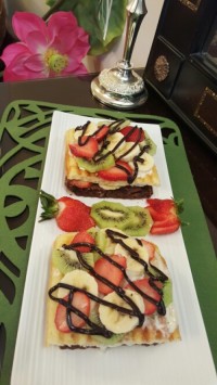 وافل میوه ای