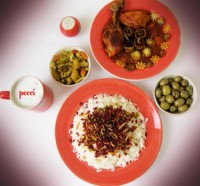 خورش مرغ با سس مخصوص