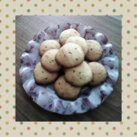 کوکی کاراملی نمکی با چیپس شکلاتی