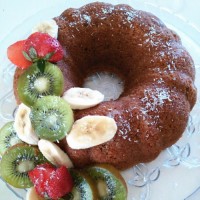 کیک گردو ونسکافه