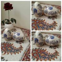 تزیین تخم مرغ سفالی