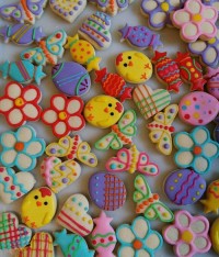 کوکی کره ای با تزیین ایسینگ