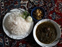 خورشت سبزی فسنجان