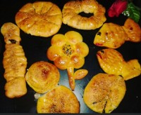 نان کماج خرمایی و شیرمال