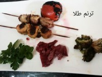 کباب دو رنگ در تابه