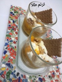 دسر انبه و خامه