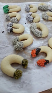 شیرینی وانیلی هلالی