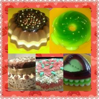 کیک ودسر وژله بمناسبت روز مادر