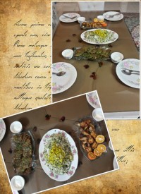 سبزی پلو با ماهی و کوکو سبزی