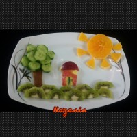 تزیین میوه کودک