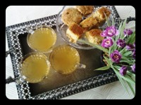 چای زنجبیلی با عسل و لیمو