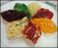 موس بستنی با ژله ویترینی