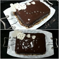 کیک شکلاتی کرم دومنته