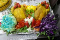 تزیین مرغ برای عروس