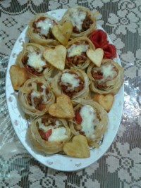 ماکارونی آشیانه ای ...