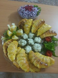 پیراشکی گوشت وقارچ