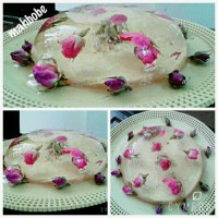ژله ویترینی گل محمدی