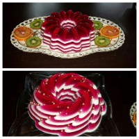 ژله قلبی راه راه