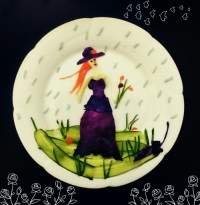 تزیین بشقاب سبزیجات