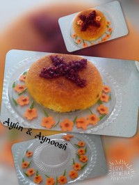 ته چین کشمش و لپه