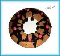 کیک پرتقالی با روکش شکلات