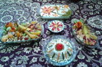 ســـــالاد اولـویـه و ســــالاد میــــوه