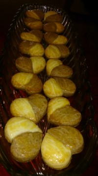 بیسکویت دو رنگ