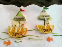 تزیین بشقاب میوه برا پسرم