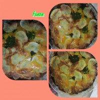 گراتن سیب زمینی و اسفناج