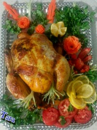 مرغ بریان خانگی