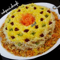هویج پلو با مرغ