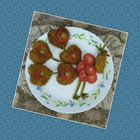 کتلت قارچ با گوشت