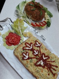 کیک سبزیجات