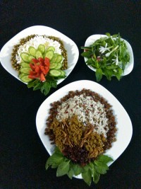 عدس پلو با گوشت (مخصوص بچه های بالای 10 ماه)